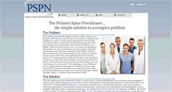 Desktop Screenshot of primaryspineprovider.com