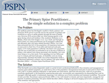 Tablet Screenshot of primaryspineprovider.com